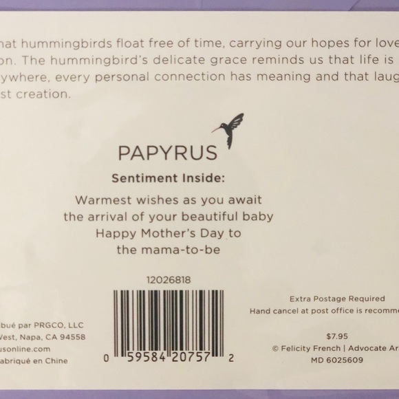 Papyrus Mother’s Day Cards pack of 2 - Picture 6 of 8